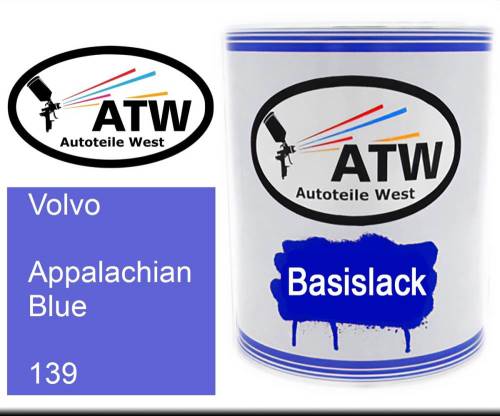 Volvo, Appalachian Blue, 139: 1L Lackdose, von ATW Autoteile West.